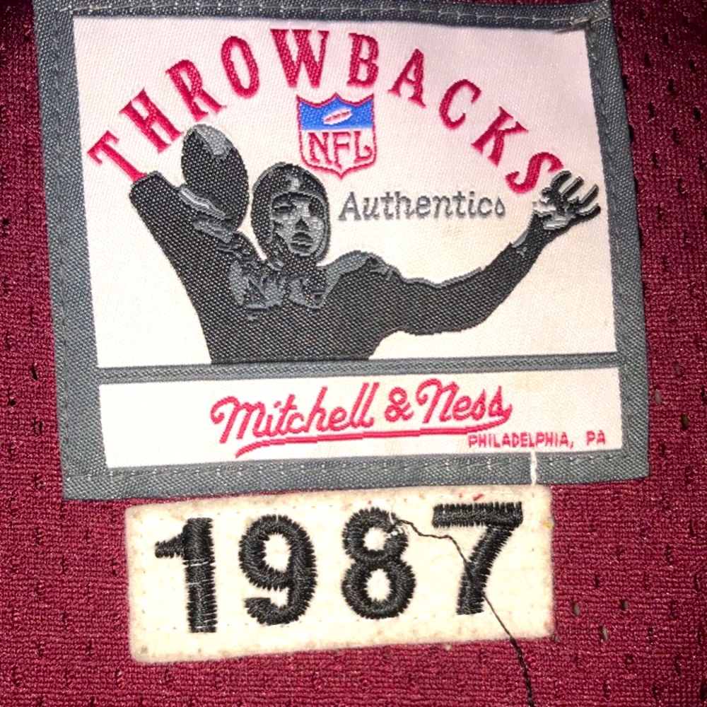 Official Mitchell and Ness Throwback Jersey